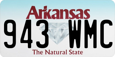 AR license plate 943WMC