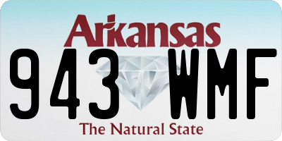 AR license plate 943WMF
