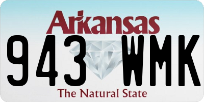 AR license plate 943WMK
