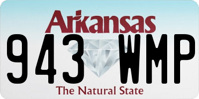 AR license plate 943WMP