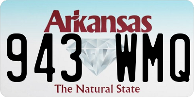 AR license plate 943WMQ