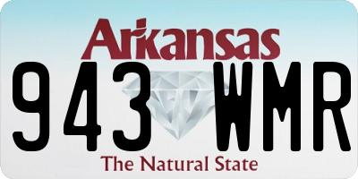 AR license plate 943WMR