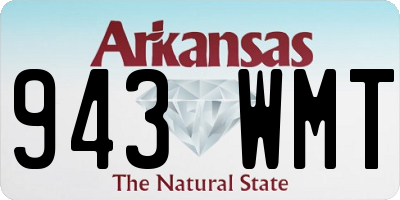 AR license plate 943WMT