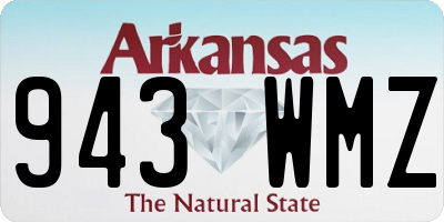 AR license plate 943WMZ