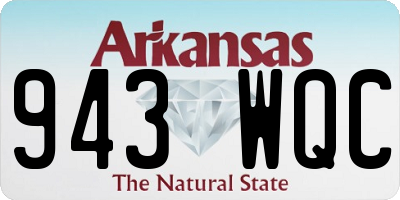 AR license plate 943WQC