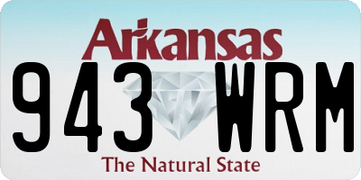 AR license plate 943WRM