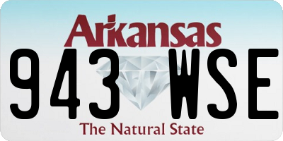 AR license plate 943WSE