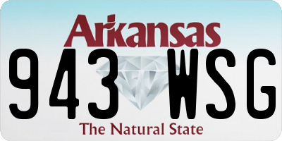 AR license plate 943WSG