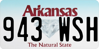 AR license plate 943WSH