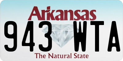 AR license plate 943WTA