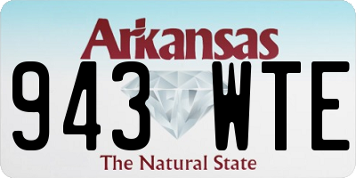 AR license plate 943WTE