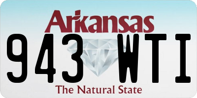 AR license plate 943WTI