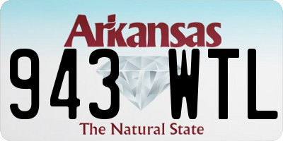 AR license plate 943WTL