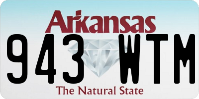 AR license plate 943WTM