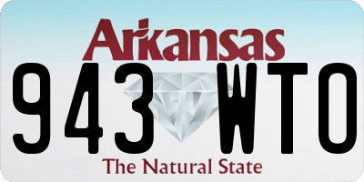 AR license plate 943WTO