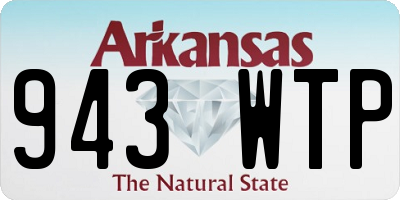 AR license plate 943WTP