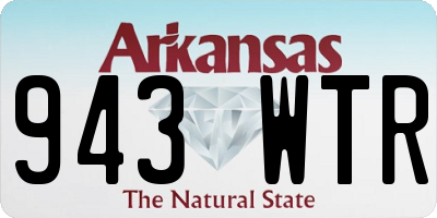 AR license plate 943WTR