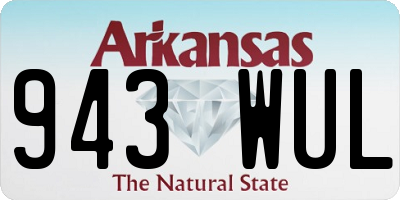 AR license plate 943WUL