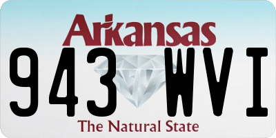 AR license plate 943WVI