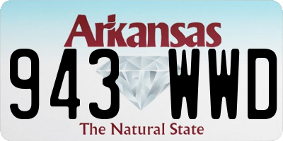 AR license plate 943WWD