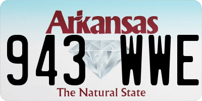 AR license plate 943WWE