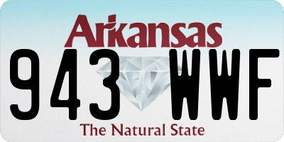 AR license plate 943WWF