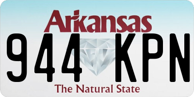 AR license plate 944KPN