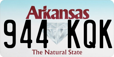 AR license plate 944KQK