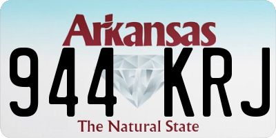 AR license plate 944KRJ