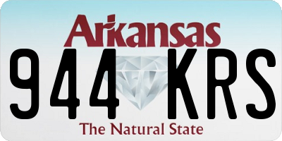 AR license plate 944KRS