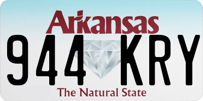 AR license plate 944KRY