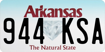 AR license plate 944KSA