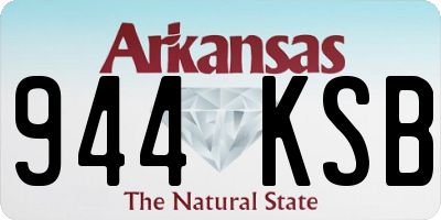 AR license plate 944KSB