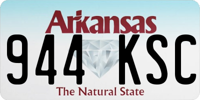 AR license plate 944KSC
