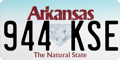 AR license plate 944KSE