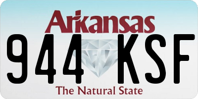 AR license plate 944KSF