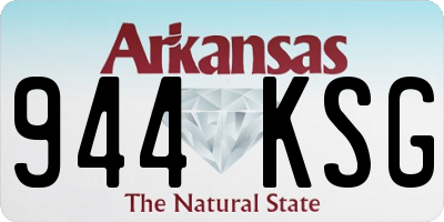 AR license plate 944KSG