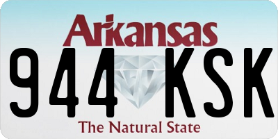 AR license plate 944KSK
