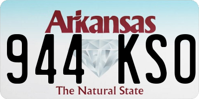 AR license plate 944KSO