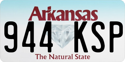 AR license plate 944KSP