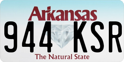 AR license plate 944KSR
