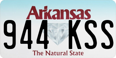 AR license plate 944KSS
