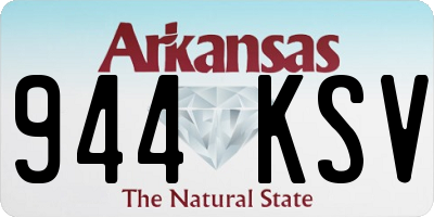 AR license plate 944KSV