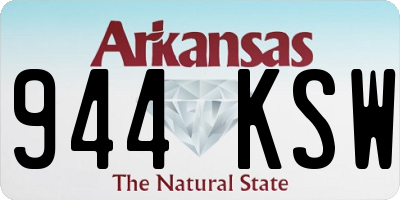 AR license plate 944KSW