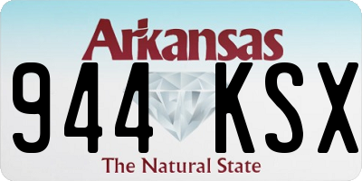 AR license plate 944KSX