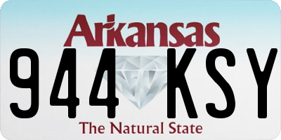 AR license plate 944KSY