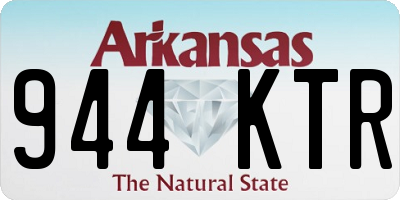 AR license plate 944KTR