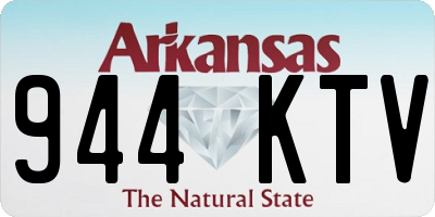 AR license plate 944KTV