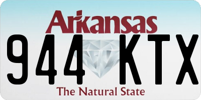 AR license plate 944KTX