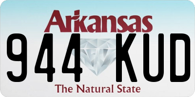 AR license plate 944KUD